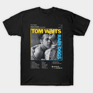 Tom Waits - Rain Dogs Tracklist Album T-Shirt